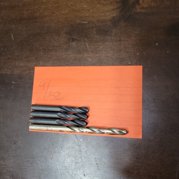 40+ Lot HSS HS Drill Bits High Speed Steel Mix Size Black Oxide Silver New Used - Picture 8 of 9